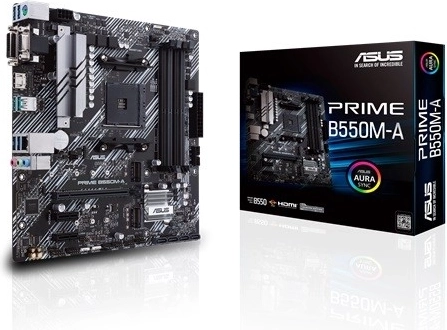 Дънна платка ASUS Prime B550M-A AM4
