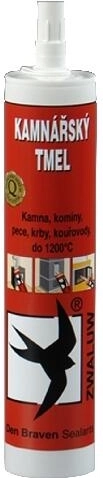 Stove sealant 280 ml black Den Braven