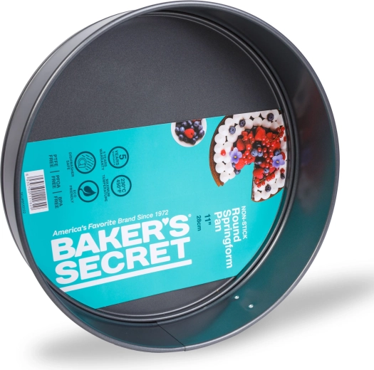 Baker's Secret Essential Line springform cake pan with stainless steel clasp 28 cm