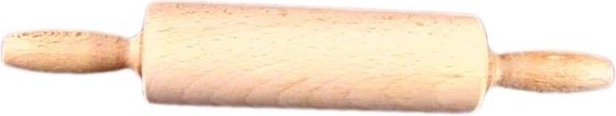 Wooden mini rolling pin for dough