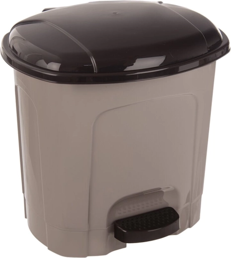 3 L Pedal Bin, Coffee Brown