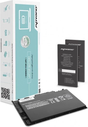 Movano BT04XL Battery for HP EliteBook Folio 9470m and 9480m, 3500 mAh