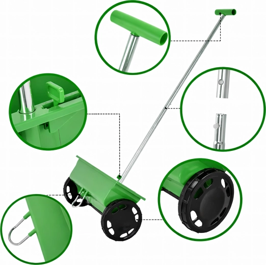 Comfortable T‑handle and adjustable grip