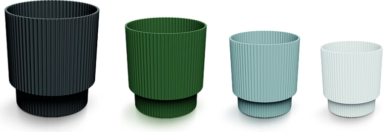 Modern ribbed design that suits any interior