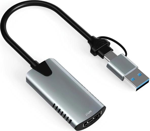 RENEW FORCE HDMI capture card with USB-A and USB-C