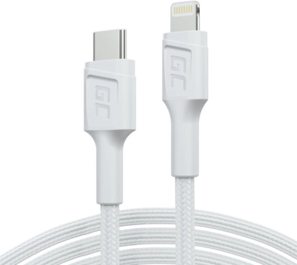 PowerStream USB-C to Lightning Cable 1m MFI, PD, white