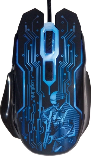 Геймърска USB мишка 2400 DPI, черна