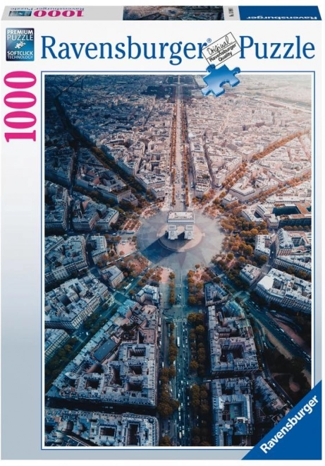 Ravensburger пъзел Изглед към Париж 1000 части
