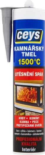 Stove Refractory Sealant 310 ml Black CEYS