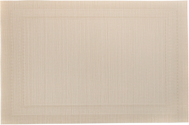 Подложка за хранене RECTANGLE кремава 45 × 30 cm PVC/PES