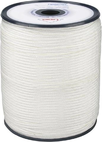 Braided polypropylene cord 6 mm without core, 100 m, multicolor