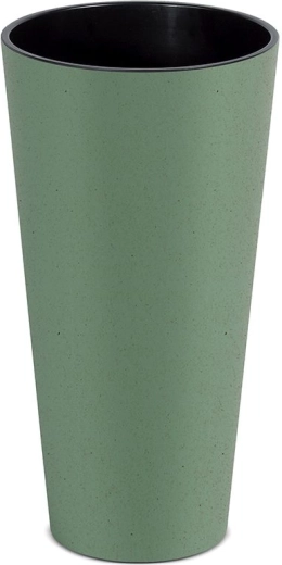 Tubus Slim Eco Wood Flower Pot 20 cm – Green