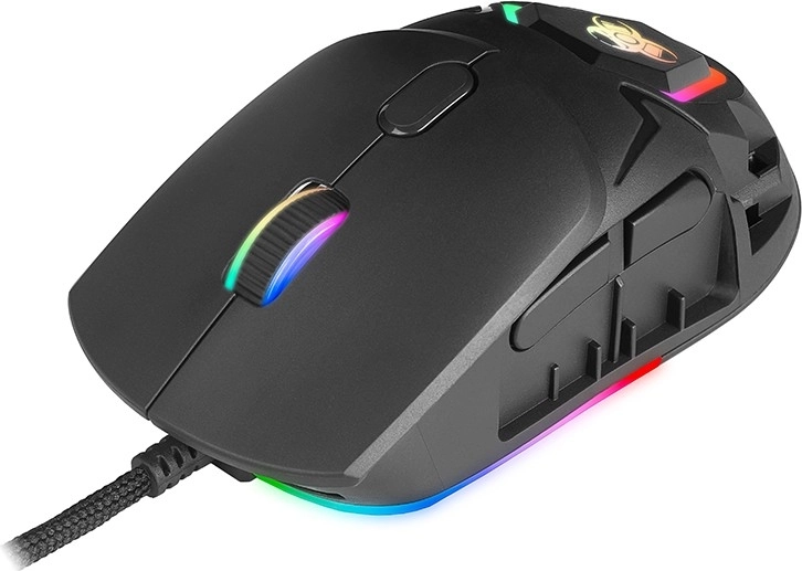 RGB lighting and programmable buttons