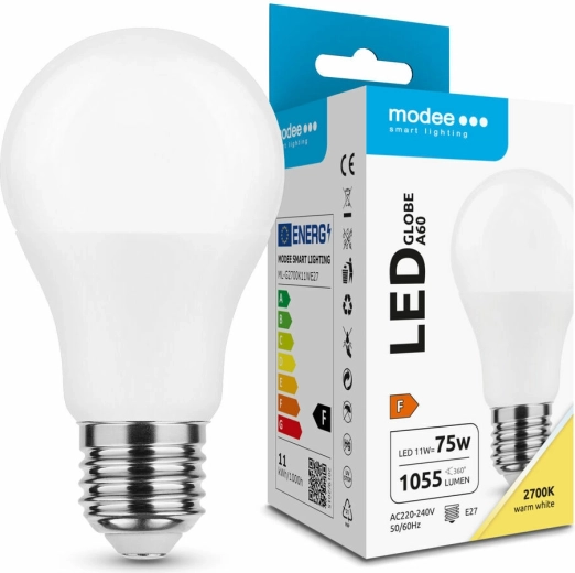 LED Globe Bulb E27 11 W Warm White MODEE Smart Lighting