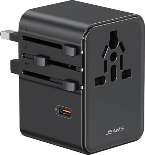 4-in-1 travel adapter for US/AU/EU/UK