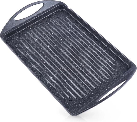 GRANDE Grill Plate 42 × 27 cm with Granite Non-Stick Surface