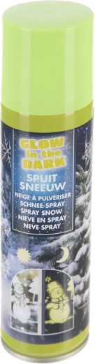 Glow-in-the-dark snow spray 150 ml