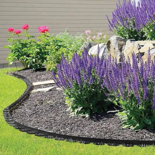 Чисто разделяне на зоните без разпилян мулч