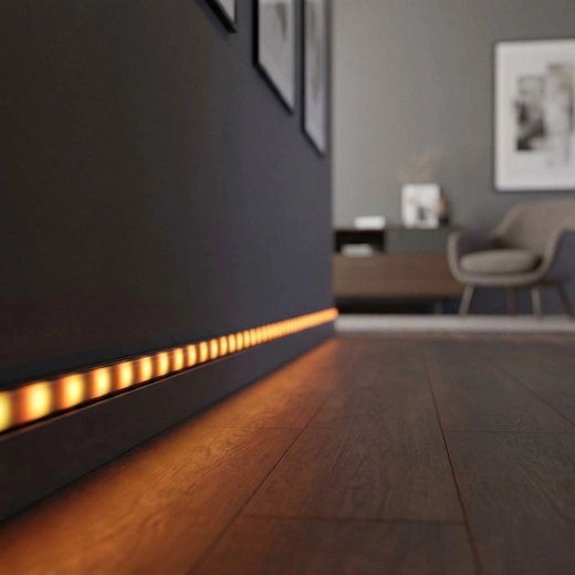 Pleasantly diffused LED light