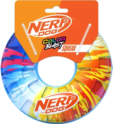 Nerf Dog пищящ летящ пръстен за кучета 15 см