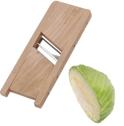 Wooden double-blade cabbage slicer 25 × 13 cm