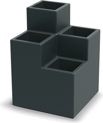 Cubla Stepa Quatro Planter 58 cm – dark gray
