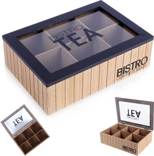 Стъклен капак с черна рамка