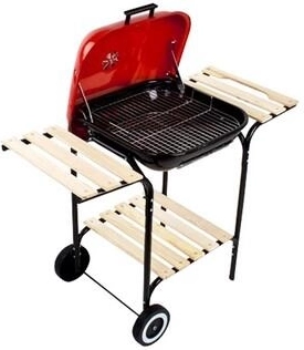 Garden Grill PARTY 110 × 64 cm with Lid and Shelves