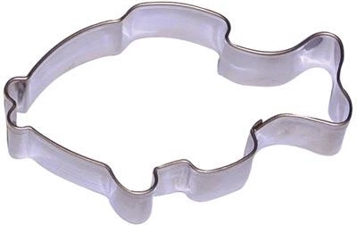 Stainless steel cookie cutter – carp, set of 10 pcs
