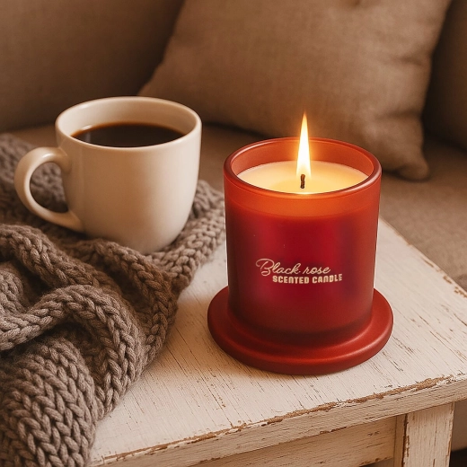 Scent and light for a cozy atmosphere