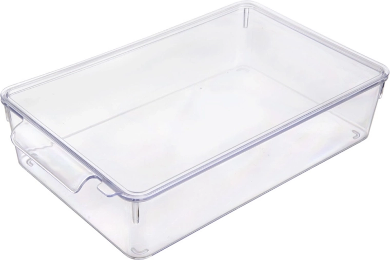 Fridge organizer with lid 32.5 × 20 × 7.5 cm