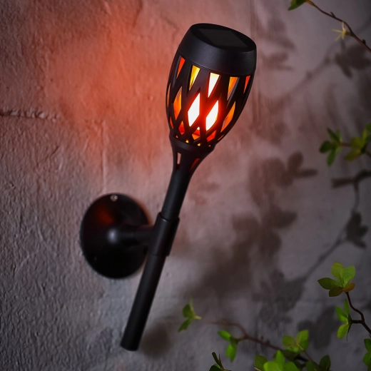 Solar LED Flame Effect Lamp 3-in-1
