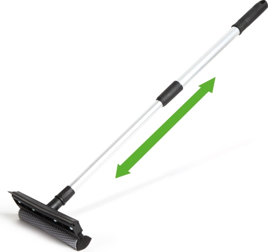 Telescopic squeegee without streaks