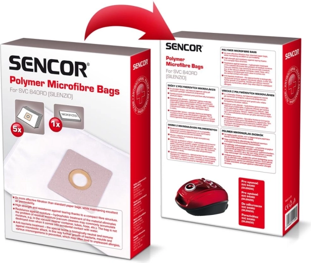 Sencor microfiber vacuum cleaner bags for SVC 840