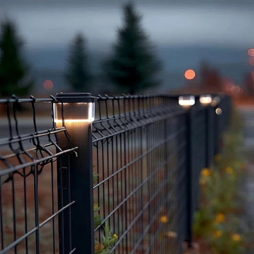 Elegant lighting for fences and paths