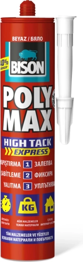 BISON Poly Max универсален уплътнител и лепило SM Polymer 425 g