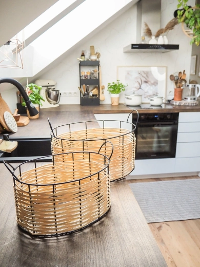Natural weave for a cozy and modern look