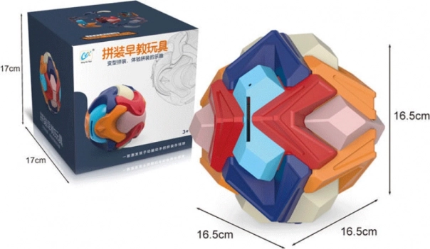 Сглобяем 3D пъзел топка – касичка