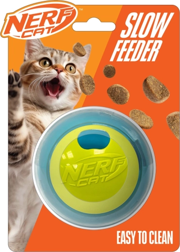 Интерактивна топка за лакомства Nerf Cat за котки 9 см