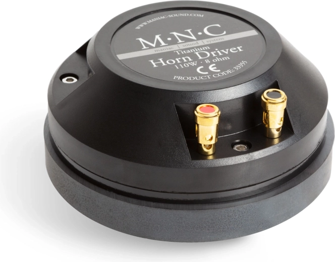 1.75" voice coil for clear highs