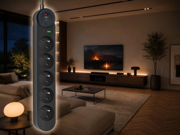5 outlets 250 V / 16 A for home and office