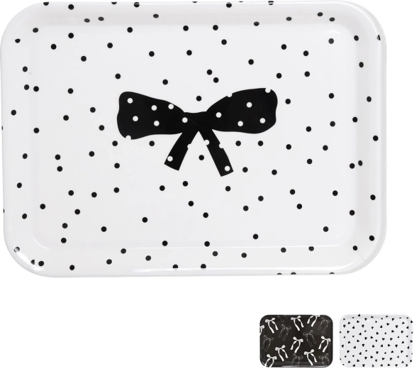 Melamine serving tray 38 × 27.5 cm, assorted designs