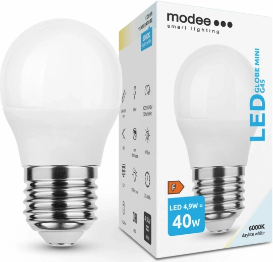 LED Bulb G45 E27 4.9 W Cool White – Modee Smart Lighting