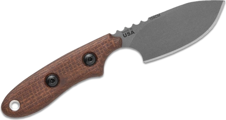 Solid full-tang construction and 154CM steel