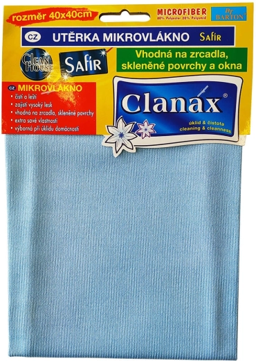 SAFÍR microfiber glass cloth 40 × 40 cm, 290 g/m²