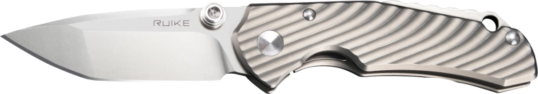 Ruike M671-TZ джобен нож 7 см, титан, сив