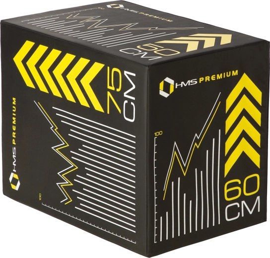 Soft Plyo Box HMS Premium for Jumps and Functional Training 75/60/50 cm