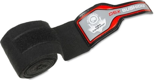 Боксови бинтове DBX BUSHIDO Pro – черни, 4 м
