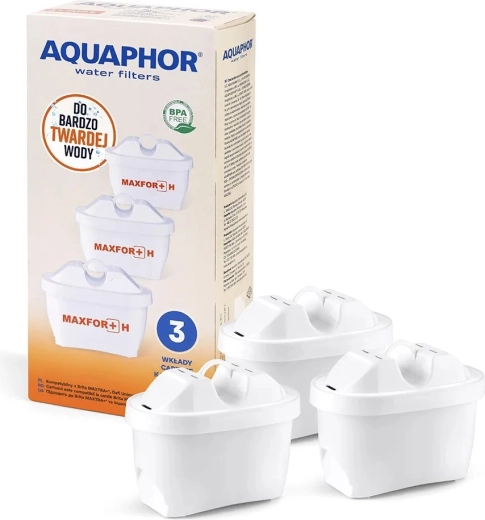 Maxfor+H filter cartridges B100-25 for hard water, 3 pcs