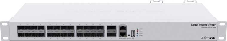 Switch Mikrotik CRS326-24S+2Q+RM for high-speed networks